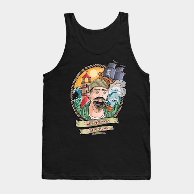 The Corsair of the Treasure Island Tank Top by black8elise